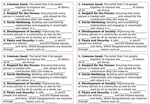 What does the commitment to the common good mean?