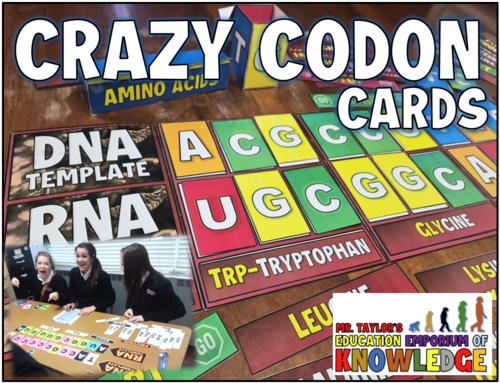 Protein Synthesis - Crazy Codon Cards
