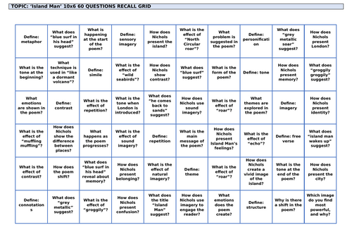 'Island Man' by Grace Nichols