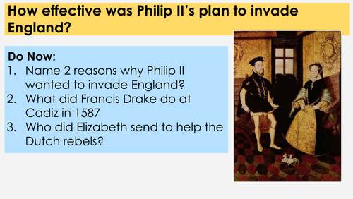 Spanish Armada 2 / AQA Elizabethan England / Historic Environment / Site Study