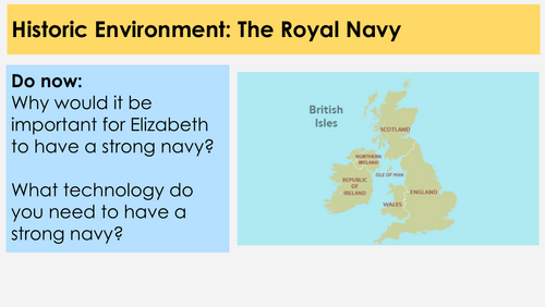 Spanish Armada 3 / AQA Elizabethan England / Historic Environment / Site Study