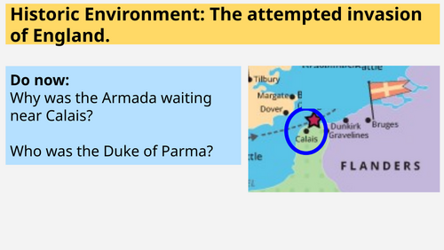 Spanish Armada 4 / AQA Elizabethan England / Historic Environment / Site Study