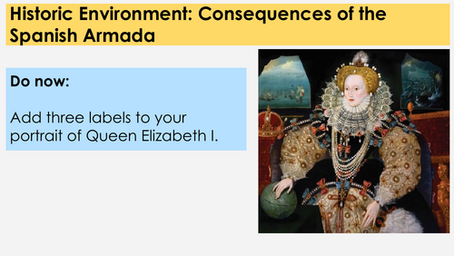 Spanish Armada 5 / AQA Elizabethan England / Historic Environment / Site Study