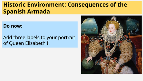 Spanish Armada 5 / AQA Elizabethan England / Historic Environment / Site Study