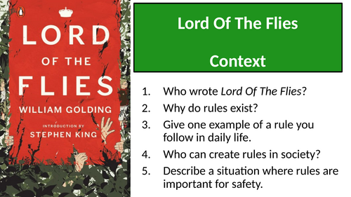 Lord Of The Flies - Context