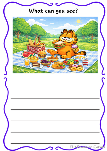 Character writing- what can you see? - continuous provision