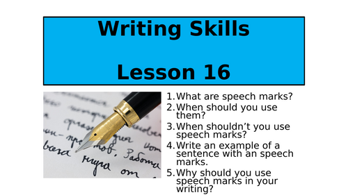 Writing Skills - Colons