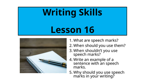 Writing Skills - Colons