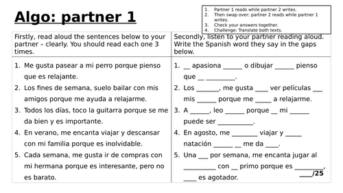 Activity Template - Algo