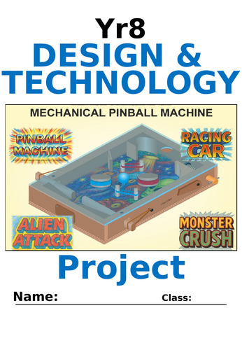 year 8- year 9 pinball CAD/CAM project