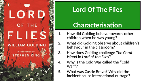 Lord Of The Flies - Chapter 1 Ralph and Piggy