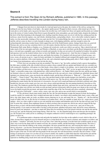 AQA GCSE English Language Paper 2 Practice Paper Q1-5 - Weather