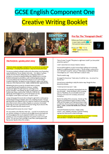 2026 EDUQAS Paper 1 Writing Revision Pack - GCSE English Language