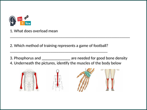 GCSE PE (Edexcel) - Methods of training
