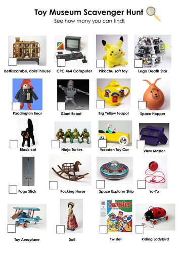 Young V&A Toy Scavenger Hunt