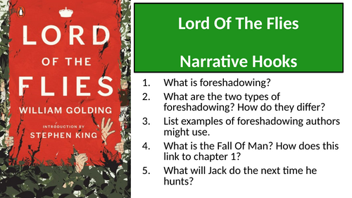 Lord Of The Flies - Chapter 1 Narrative Hooks