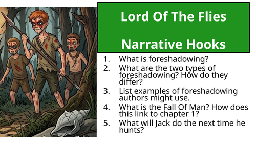 Lord Of The Flies - Chapter 1 Narrative Hooks