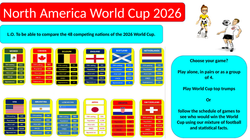 World Cup 2026 lesson and activities bundle