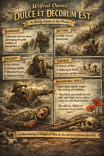Dulce Est Decorum Est Inforgraphic