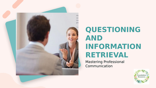 Speaking and Listening: Questioning and Information Retrieval