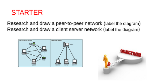 1.3.1 Client-server and peer-to-peer networks​