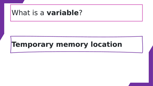 Flash cards GCSE Computer science / starter/quiz
