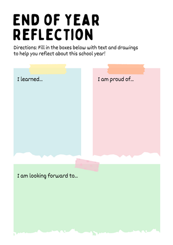 End of Year Reflection: Celebrating Growth & Future Goals