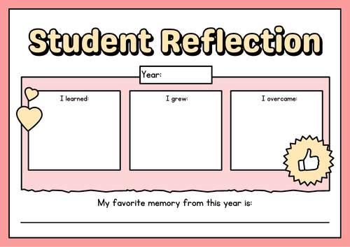 Student Reflection: A Journey Through the Year