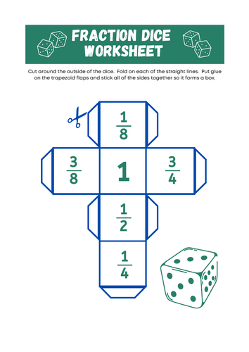 Hands-on Fraction Fun: Dice-Making Activity
