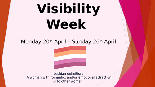 Lesbian Visbility week 2026