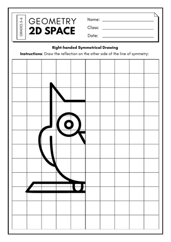 Mirror Magic: Symmetrical Owl Drawings