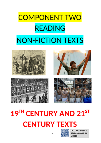 2026 EDUQAS Paper 1 Reading Revision Pack - GCSE English Language