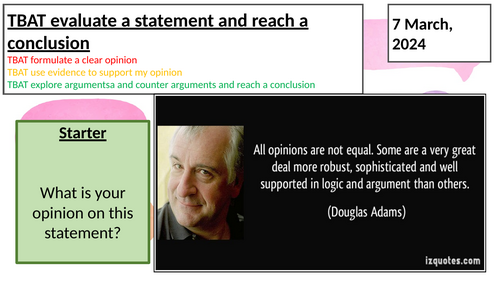 Evaluative Macbeth questions - AQA Q4