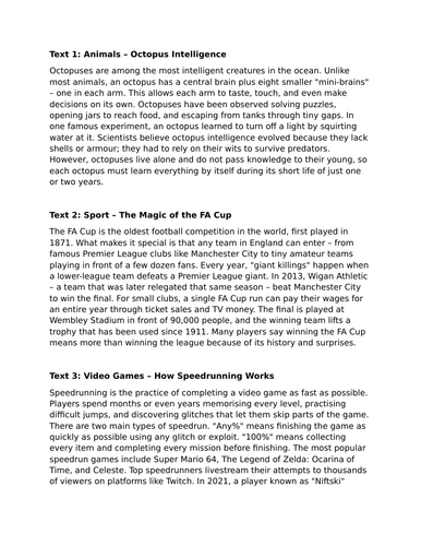 Academic Integrity for Year 7: (Skimming, Sources, Citations, Paraphrasing & AI Literacy)