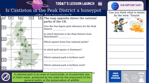 GCSE fieldwork. Castleton. A honeypot site?