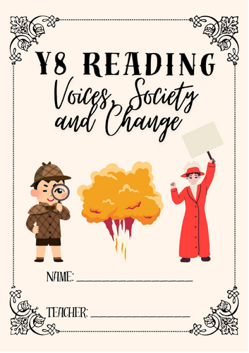 KS3/Y8 Voices, Society & Change Reading Booklet (19th & 20th Century)
