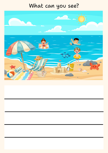 What can you see on the beach?