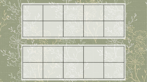 Botanical 5,10 and 20 frames