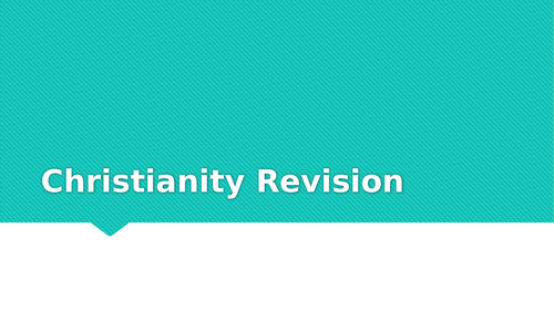 AQA GCSE Paper 1 Christianity Revision Lesson