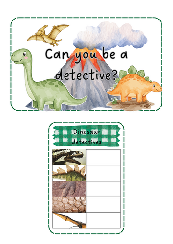 Dinosaurs - Detectives