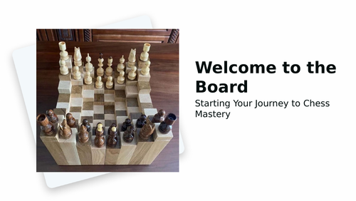 KS2/KS3 - How to Play Chess Guide - Lesson 1