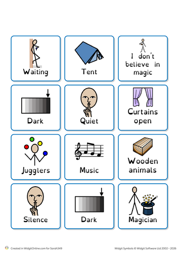 Leon and the place between sequencing cards
