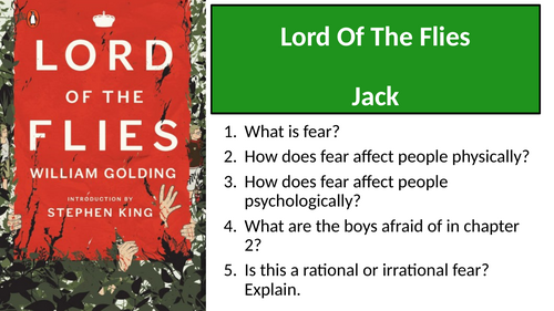 Lord Of The Flies - Chapter 3 Jack