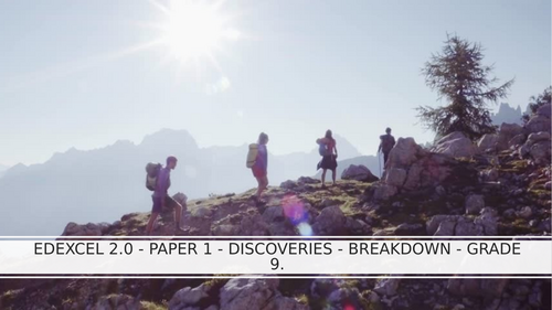 EDEXCEL 2.0 - BREAKDOWN OF DISCOVERIES PAPER - GRADE 9