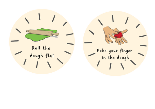 Playdough Vocab Discs