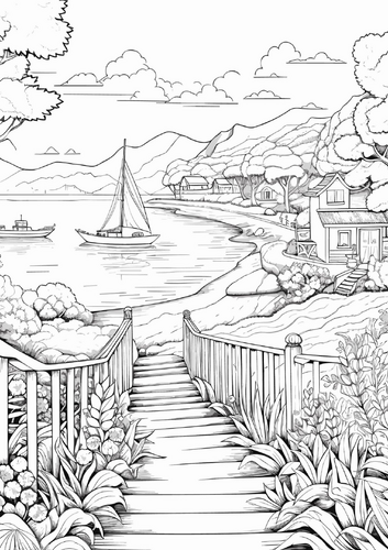 Skool Color Club Printable Stress Relief Coloring Pages for Adults & Mindful Creative Therapy 7