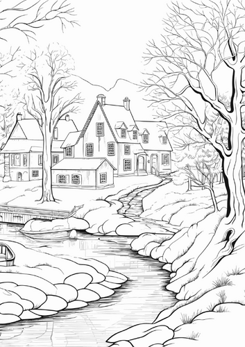 Skool Color Club Printable Stress Relief Coloring Pages for Adults & Mindful Creative Therapy 8