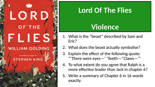 Lord Of The Flies - Chapter 7 Violence