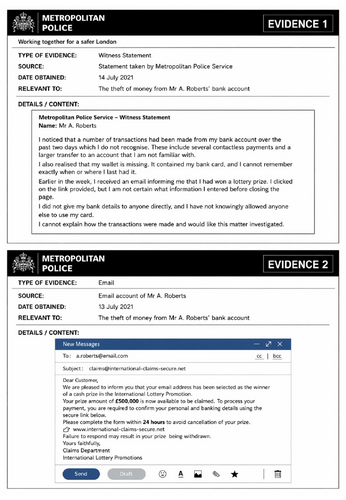 Criminal mystery - where did the money go?