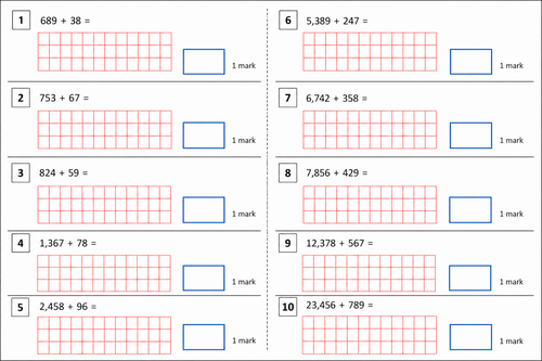 Year 6 Arithmetic- Mastery in addition